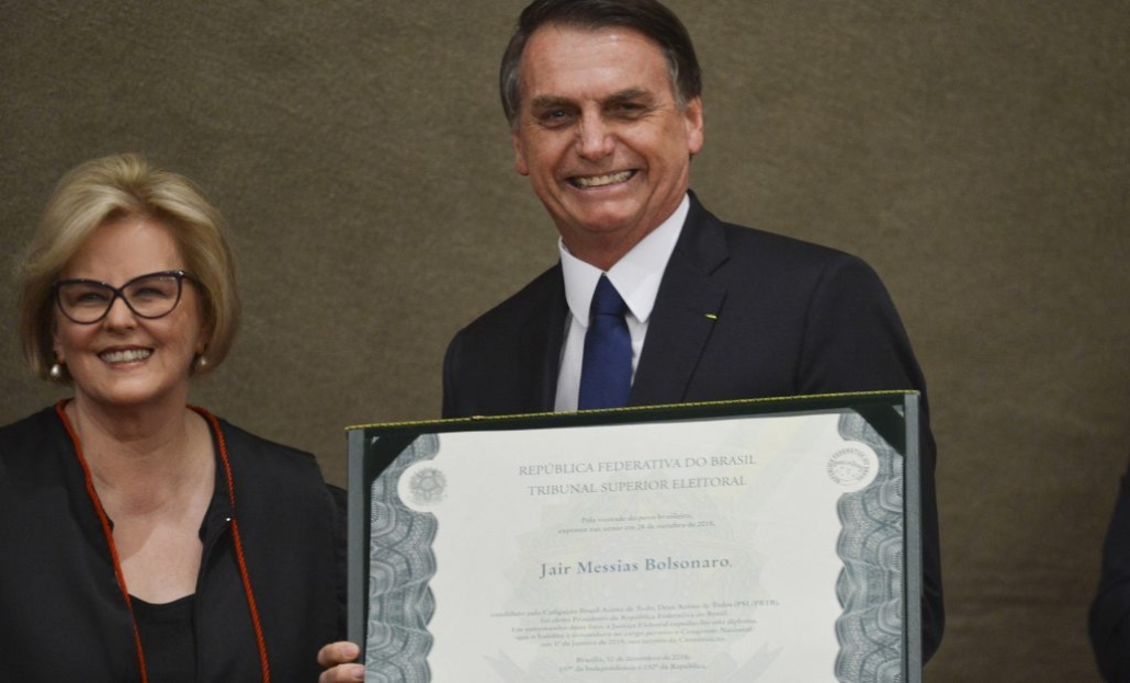 Marcelo Rebele está entre os 12 chefes de Estado que vão a posse de Bolsonaro