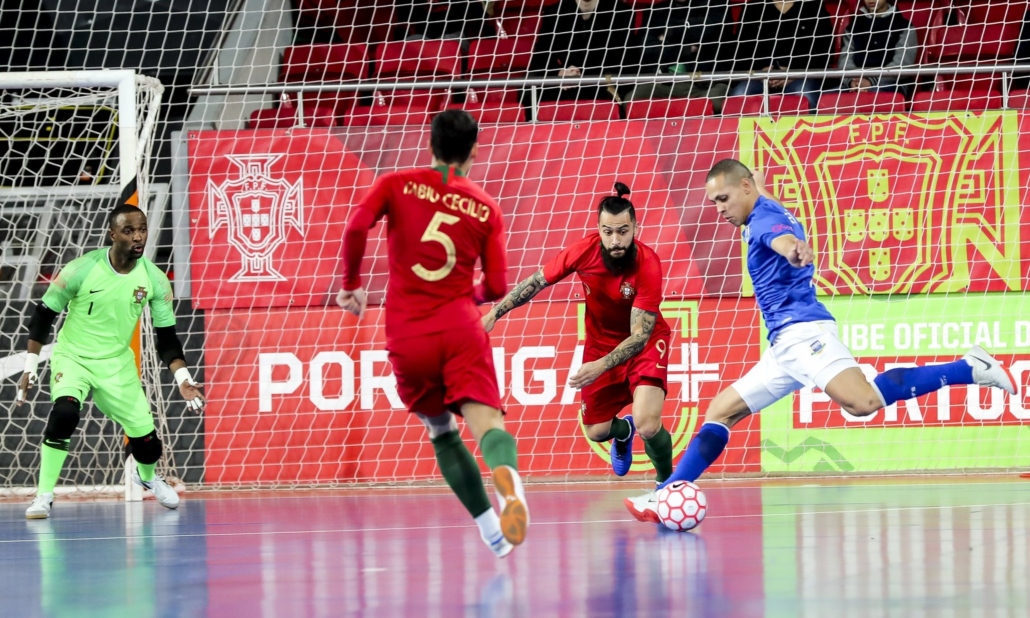 Brasil atropela Portugal nos 2 amistosos do Futsal em Lisboa