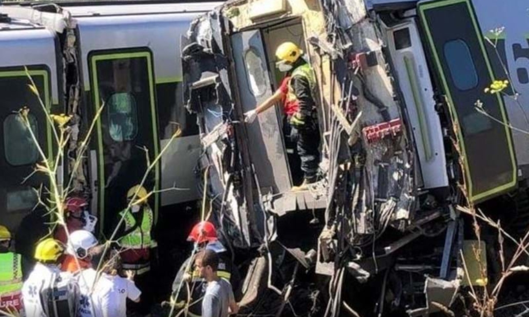 Descarrilamento de trem deixa dois mortos e sete feridos próximo a Coimbra
