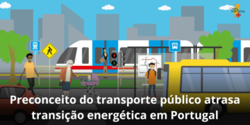 Preconceito do transporte público atrasa transição energética em Portugal