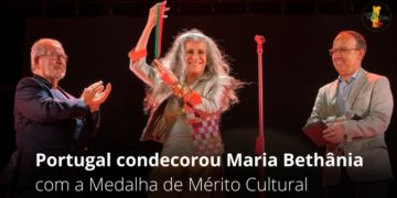 Portugal condecorou Maria Bethânia com a Medalha de Mérito Cultural