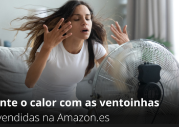 Enfrente o calor com as ventoinhas mais vendidas na Amazon.es
