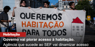 Governo vai piorar acesso à habitação para os portugueses. Agência que sucede ao SEF vai dinamizar acesso de migrantes a habitação.